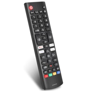 Imagem de Gvirtue Substituição universal compatível com controle remoto para Smart TV/HDTV/ 3D/LCD/LED, GA935WJSA GA806WJSA GA840WJSA GA480WJSB GB004WJSA GB118WJSA GB004WJSA GB004WJSA GB005WJSA GJ221-C GJ221-R