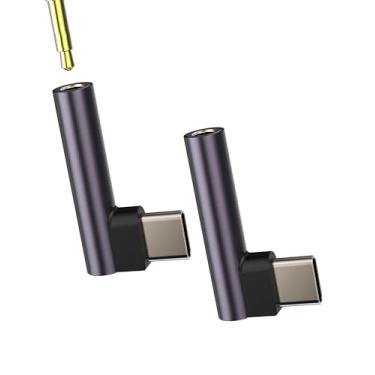 Imagem de Adaptador de áudio USB C para 3,5 mm para iPhone 16 15 Pro Max para fones de ouvido Apple (pacote com 2) cabo auxiliar compatível com Samsung DAC com fio carro fêmea Galaxy acessório para iPad