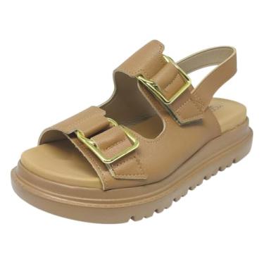 Imagem de Sandália Feminina Flatform Casual Dia a Dia Ultra Conforto Calce Fácil Modare 7200.102