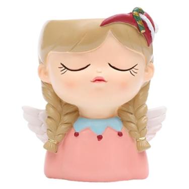 Imagem de Ioensy Vaso de plantas, vaso de flores, estátua de elfa, enfeites de mesa, vasos de resina, bonsai para casa, área externa, sala de estar, quarto, Style a