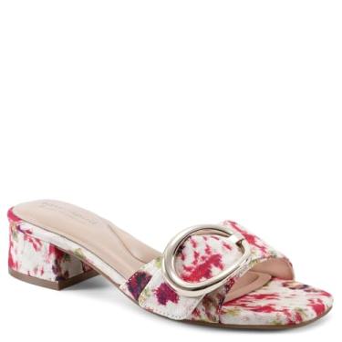 Imagem de Easy Spirit Sandália feminina de salto Roxana, Rosa - aquarela-floral-multi, 42