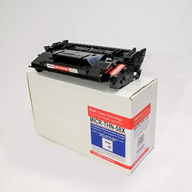 Imagem de microMICR Cartucho de toner MICR - Alternativa para HP 58X, preto