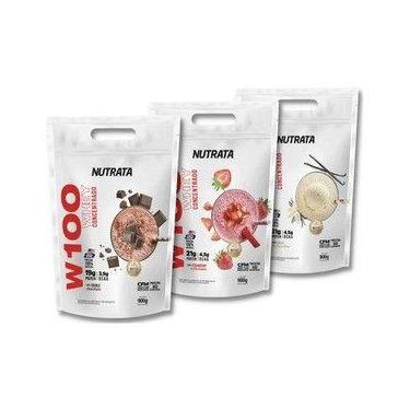 Imagem de W100 whey 900g refil - nutrata, DOCE DE LEITE