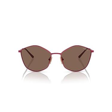 Imagem de Vogue Eyewear Óculos de sol hexagonais Vo4282s femininos, Fúcsia/marrom escuro, 56 mm