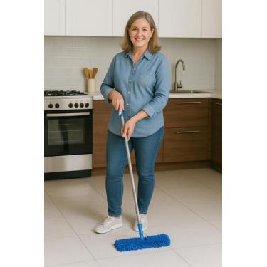 Imagem de Esfregão Flat Cabo Extensível para Limpeza em Geral - Clean Tech