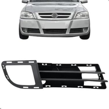 Imagem de Grade Farol Milha Astra 2003 2004 2005 2006 2007 2008 A 2011 Com Furo 