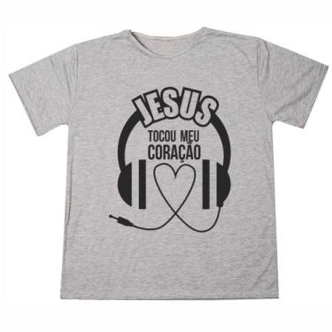 Imagem de Camisa Personalizada Jesus Coração Evangelico Igreja  Plus size - Rein