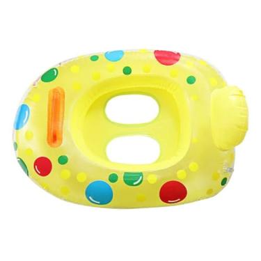 Imagem de Boia Infantil com Assento para Piscina, 60 cm x 45 cm, PVC, Amarelo (1)