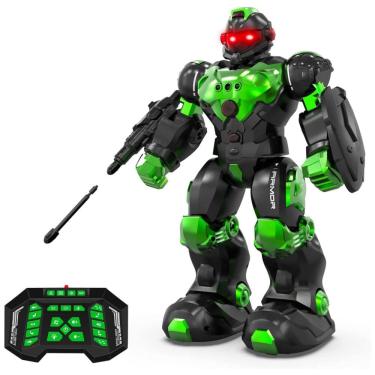 Imagem de Robô Inteligente STEMTRON com Controle Remoto para Crianças Acima de 6 Anos, Verde