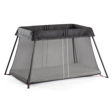 Imagem de Cercadinho para Bebê com Colchão de Espuma PU Confortável e Tecidos Removíveis, BabyBjörn, Preta