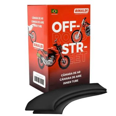 Imagem de Kit 3 Camaras de ar  450-12 Bico Borracha Tr15 Triciclo Bravax Rinaldi