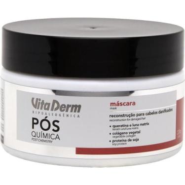 Imagem de Máscara Pós Química 220g - Vita Derm - Reconstrução Capilar Intensiva
