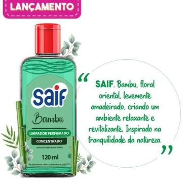 Imagem de Saif Limpador Perfumado Concentrado Bambu 120ml