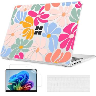 Imagem de B BELK Capa para Microsoft Surface Laptop 15 polegadas Touchscreen Copilot+PC 2024 (7ª edição) Modelo: 2037, capa rígida de plástico + capa de teclado + protetor de tela para Microsoft Surface de 15