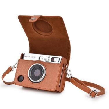 Imagem de Capa para câmera Rieibi Instax Mini EVO Vintage PU Leather Brown