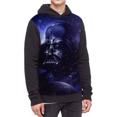 Imagem de Moletom Com Capuz Star Wars Darth Vader Ref:227 - smoke, Preto, M