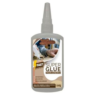 Imagem de Super Cola Instantânea Baixo Odor Ultra Fast 20g Wood Wood Incolor