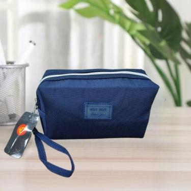 Imagem de Estojo Bolsa Necessaire para Maquiagem - NoBrand, Azul