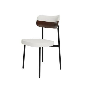 Imagem de Cadeira Alloa Fixa Com 4 Pés 50 X 44,7 X 83,8 Cm Com 1 Un. Corriente Palha- Courino Whisky