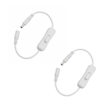 Imagem de Interruptor Liga Desliga P4 Fita Led 12v Branco - 2 unid - Green Lante