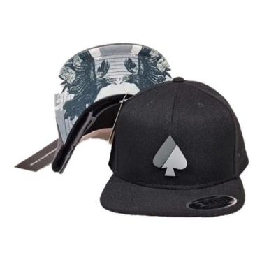 Imagem de Boné Mcd Corvo Aba Reta Fitão Ajustável