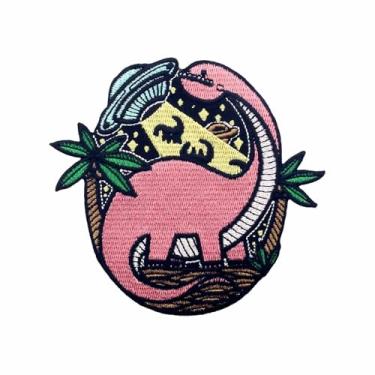 Imagem de Get in Dinosaur UFO Alien X File Patch bordado aplique ferro no emblema costurado