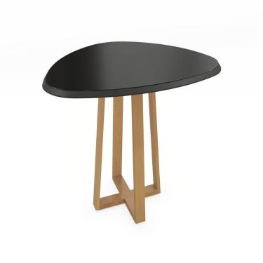 Imagem de Mesa De Jantar Elma Para 4 Lugares 135x105cm Kappesberg Preto