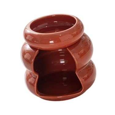 Imagem de Generic Queimador de óleo aromático, aquecedor de óleo, artesanato, mini porta-velas, queimador de cera perfumada, porta-velas para sala de estar, jardim,