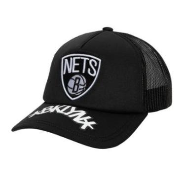 Imagem de Boné Mitchell & Ness NBA Puff The Magic Truck Brooklyn Nets Masculino-Masculino