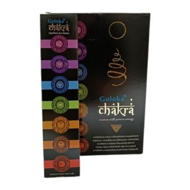 Imagem de Incenso Goloka Ayurvedic Massala Chakra Cx.12un.15g