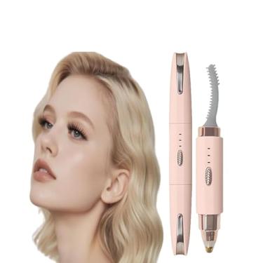 Imagem de Modelador de cílios aquecido, aquecido, modelador de cílios elétrico de longa duração, aquecimento rápido em até 10 segundos, recarregável