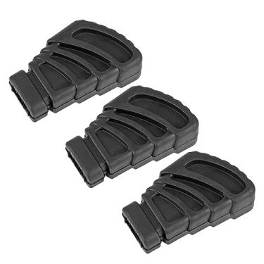 Imagem de RiToEasysports Pacote Com 3 Pés de Tambor de Borracha, Fáceis de Instalar, Fixação Segura, Design Antiderrapante para Maior Estabilidade, Peças de Percussão Pretas para Amantes de Música (WC10)