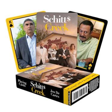 Imagem de AQUARIUS Schitt's Creek Playing Cards - SCHITT'S Creek Themed Deck of Cards for Your Favorite Card Games - Officially Licensed SCHITT'S Creek Merchandise - Poker Size with Linen Finish, Multicolor