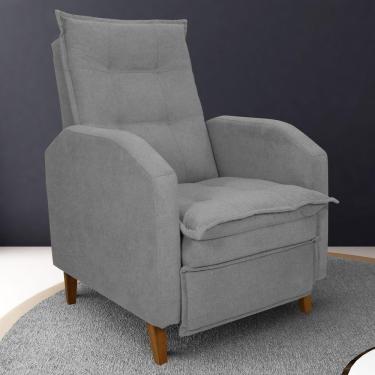 Imagem de Poltrona Reclinável Leeds Boucle Cinza