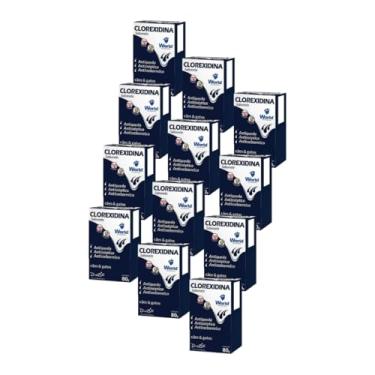 Imagem de Kit 12 Sabonetes Clorexidina Veterinário Antisséptico Cães Gatos Higiene Dermatológico