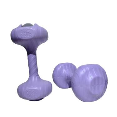 Imagem de oshhni Conjunto de 2 halteres portáteis com enchimento de água, multifuncionais e à prova de vazamentos, ideais para exercícios de levantamento de peso, 2kg