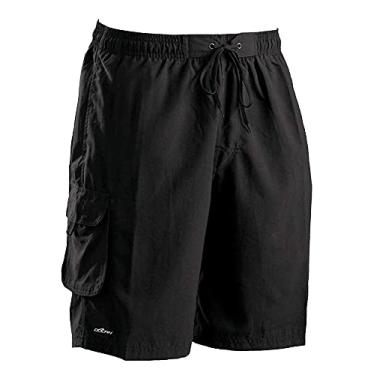 Imagem de Dolfin Jade Swimwear 9780P-790 Bermuda masculina clássica - Preto44; Tamanho GG
