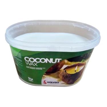 Imagem de Solven Cera de coco para fabricação de velas - 1 kg, branca, 01.22.307