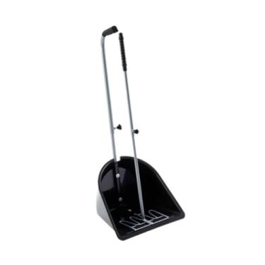 Imagem de Generic Conjunto de pá e pá de lixo para compostagem de jardim com altura ajustável, cabo ergonômico e antiderrapante, de esterco leve