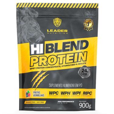 Imagem de Whey Protein Hi Blend Protein 900g Leader Nutrition WPC WPH WPI-Unissex