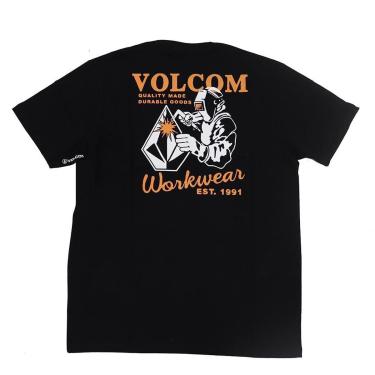 Imagem de Camiseta Volcom Workware Welder - Preto-Masculino