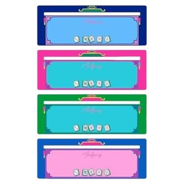 Imagem de Localizador de linha Mahjong | Guia de regras Mah Jong, localizador portátil de linha Mahjong para viagem, viagem, trailer, férias, adultos, idosos, torneio de piquenique ao ar livre