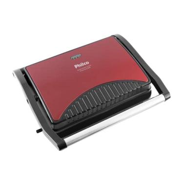 Imagem de Sanduicheira e Grill Philco Press Inox Red Vermelho 1200W