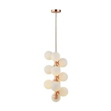 Imagem de Lustre Pendente Júpiter Rosê 12 Lâmpadas G9 Pd10212-12 - Arquitetizze,