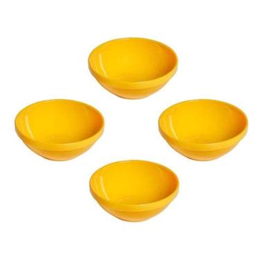 Imagem de Conjunto Sopeira Cheff Vemplast 350Ml 4 Peças Amarelo