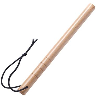 Imagem de Vliuxn Thumper de pneu para caminhoneiros - bastão de autodefesa de madeira e verificador de pressão de pneu de caminhão - Taco de peixe de 45,7 cm