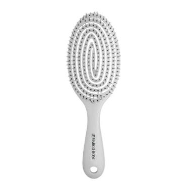 Imagem de Escova De Cabelo Design Espiral Ultra Flexível Marco Boni, Branco
