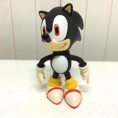 Imagem de Boneco Action Figure Sonic Preto Articulado 23cm