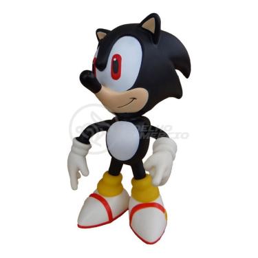 Imagem de Boneco Action Figure Shadow Sonic Black Preto Articulado 23cm