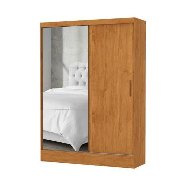 Imagem de Guarda Roupa Solteiro Santiago Plus 2 Portas 2 Gavetas Com Espelho Carioca Moveis Cinamomo